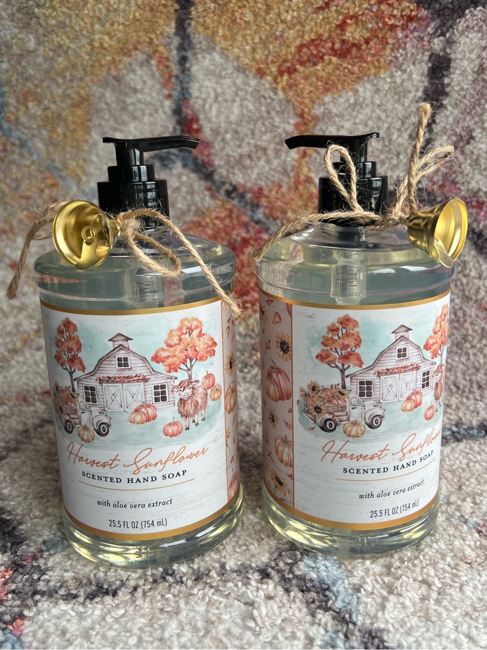 2x Harvest Sunflower Scented Hand Soap - Commonwealth Soap Co